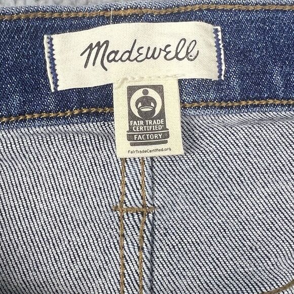 Madewell The Perfect Vintage Jean in Med Wash, 24 High Waist Straight Fit - Picture 8 of 12
